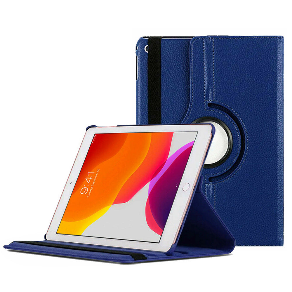 360 Degree PU Leather Case for iPad 10th and 11th Gen A16 - Dark Blue