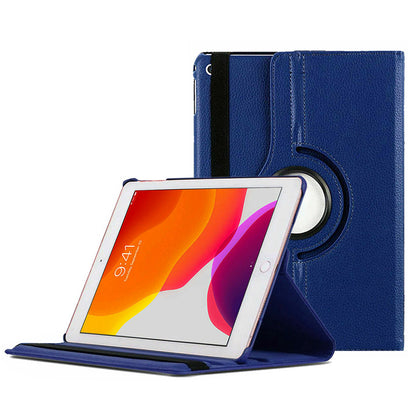 360 Degree PU Leather Case for iPad 10th and 11th Gen A16 - Dark Blue