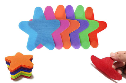 48PCS Carpet Spot Markers Sit Dot Circle Classroom Easy Teach Tool Game for Teachers -Star