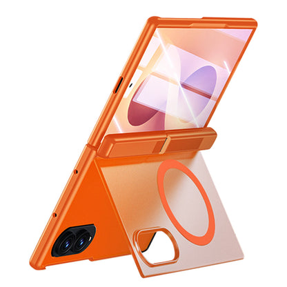 Phone Case for Galaxy Z Fold 8 with Screen Protector - Orange