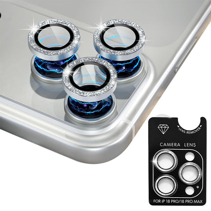 Glitter Camera Lens Film Multi Color Available for Smartphone - Silver