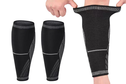 2Pcs Calf Compression Sleeves Support Shin Splints Running Sports Unisex