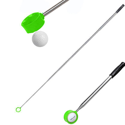Telescopic Golf Ball Retriever Easy Pick Up Balls Golf Accessories Green