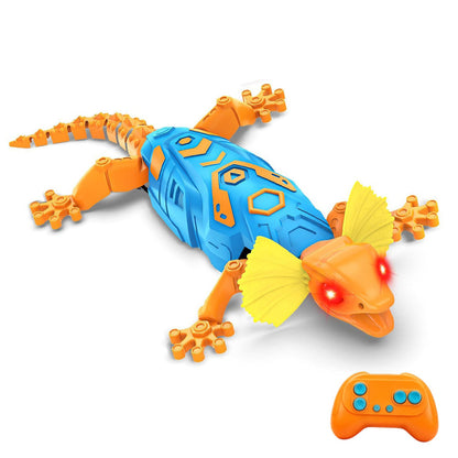 RC Wall Crawler Gecko Simulated Climbing Lizard - Orange