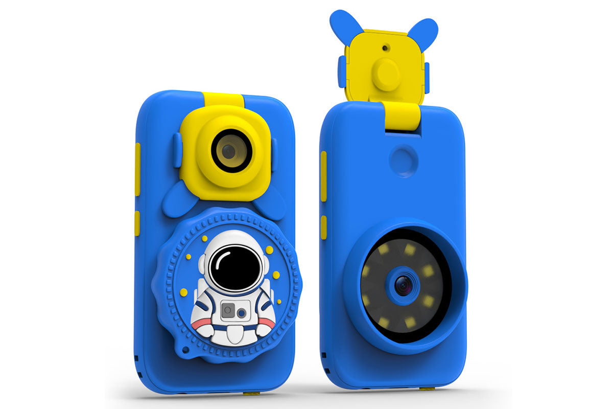 2 in 1 Smart Phone and Microscope Camera Mini Handheld STEM Educational Toy-Blue