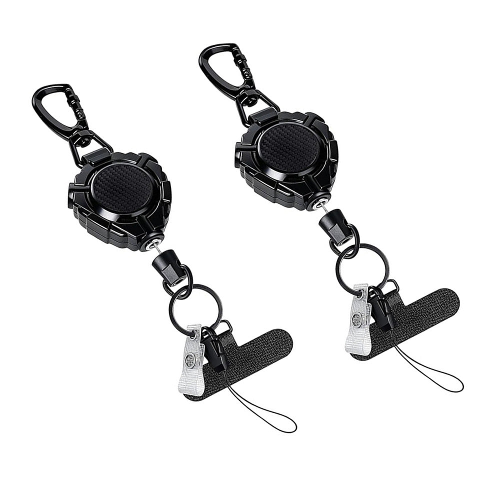 2 Piece Anti Theft Phone Strap with Phone Tether and Carabiner