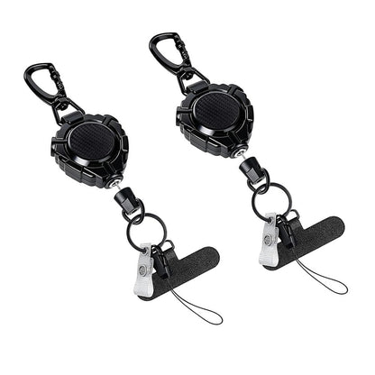 2 Piece Anti Theft Phone Strap with Phone Tether and Carabiner