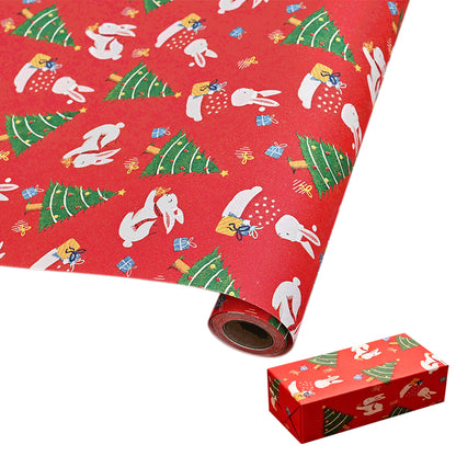 Christmas Wrapping Paper for Gift Wrap - Red