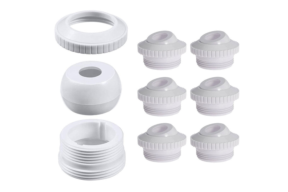 6Pcs Swimming Pool Spa Return Jet 1.9CM Opening Directional Flow Inlet Fitting