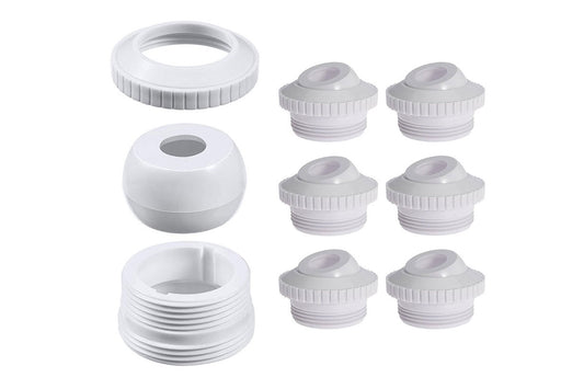 6Pcs Swimming Pool Spa Return Jet 1.9CM Opening Directional Flow Inlet Fitting