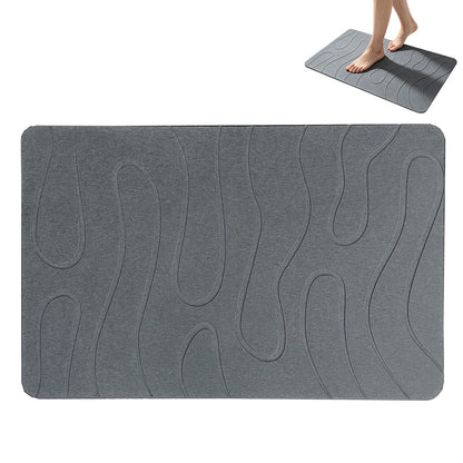Non Slip Diatomaceous Earth Shower Mat Quick Drying Floor Mat