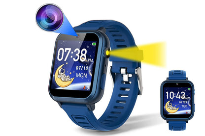 Smart Watch Water-Resistant Touchscreen Watch-Dark Blue
