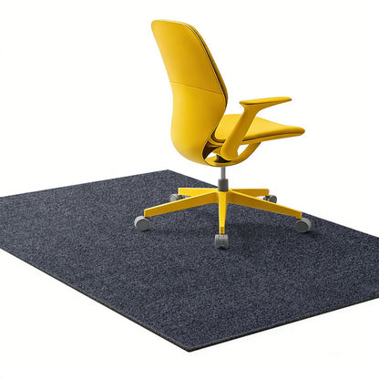 Office Chair Mat for Hardwood Floor Anti-Slip TPE Desk Rug for Home and Office-Brown