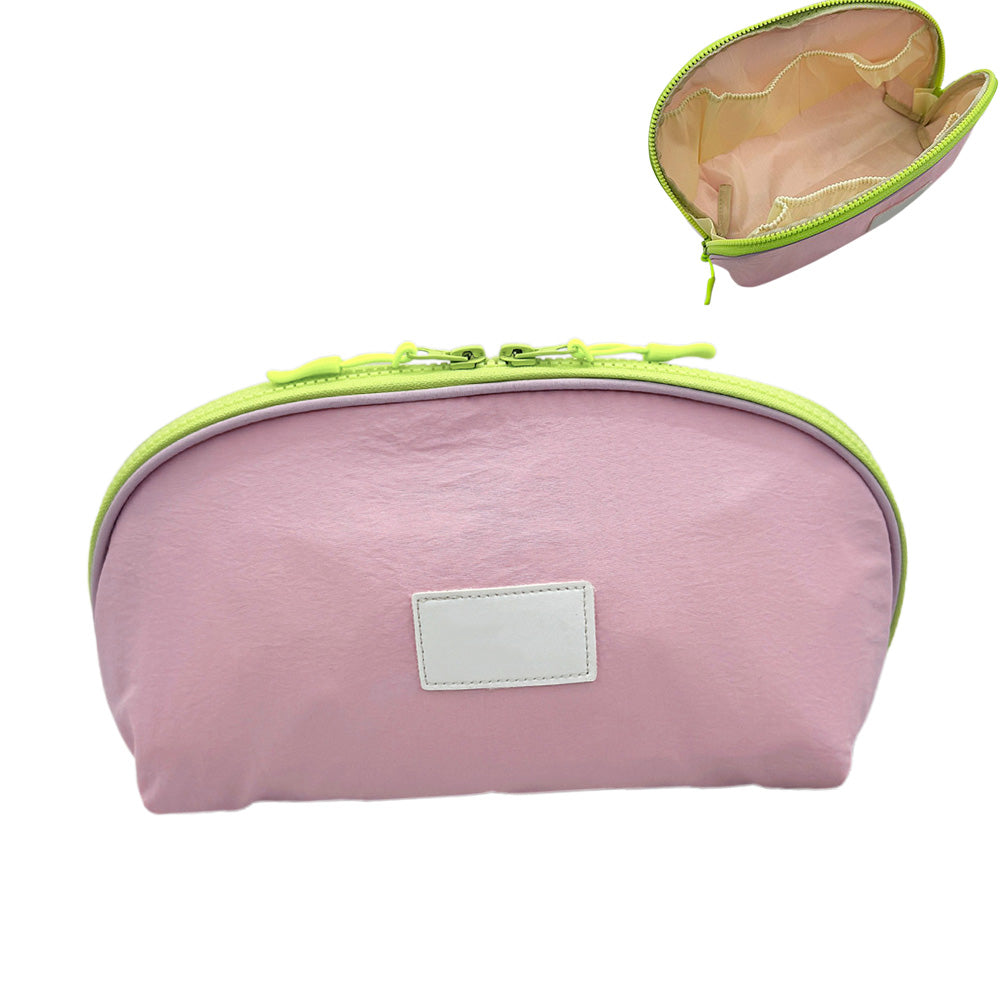 3-in-1 Clam-Shaped Underwear Bra Panty and Sock Travel Storage Bag - Pink