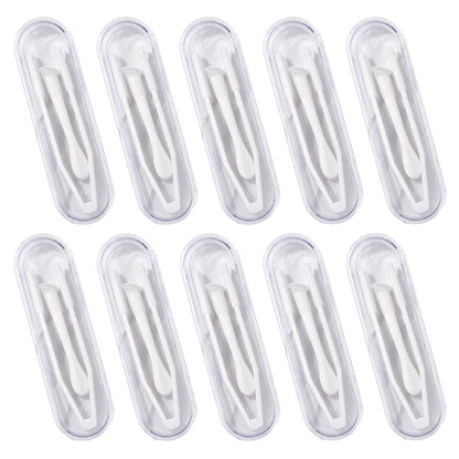 10 Piece Lens Tool Kit with Tweezers Applicator Remover - White