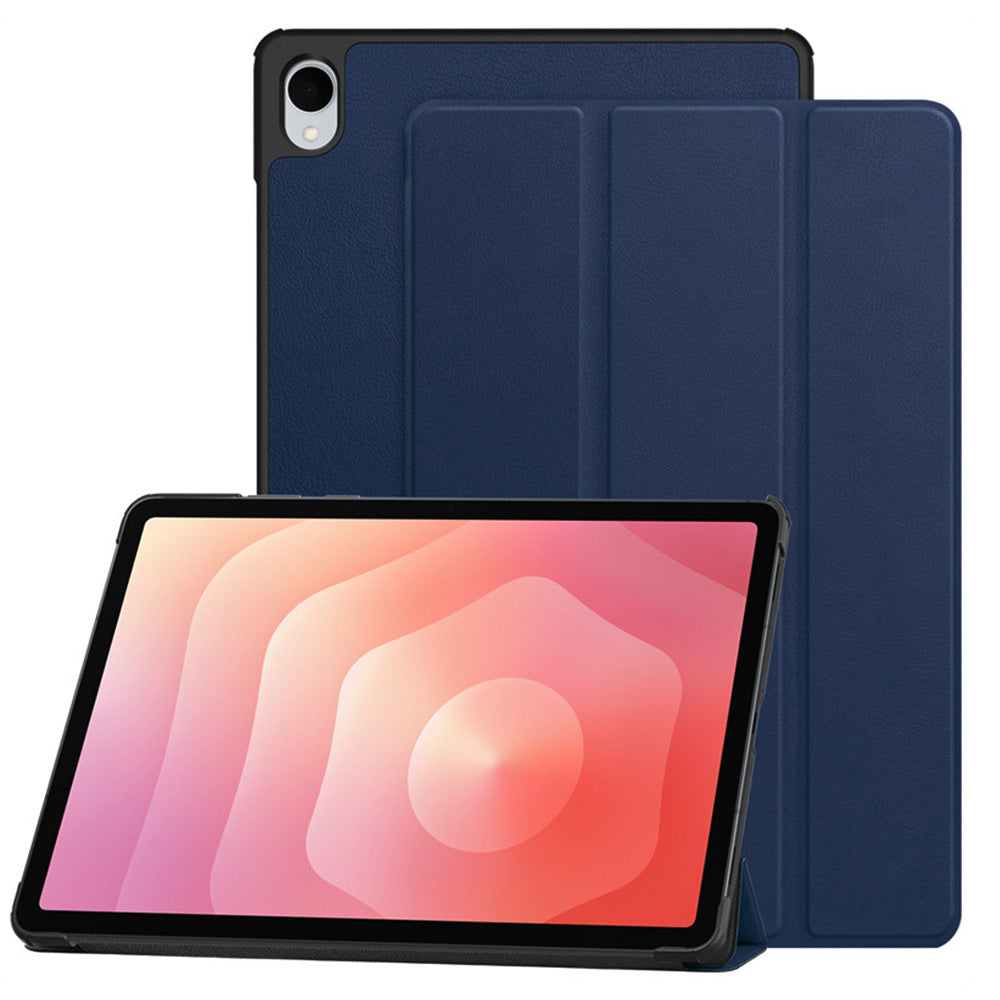 Flip Leather Stand Cover for Samsung Galaxy Tab A11 A9 - Dark Blue