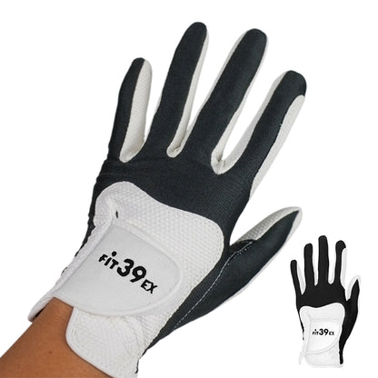 Stretch Breathable Washable Golf Glove with Slip Resistant Grip - White