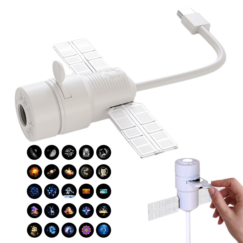 Galaxy Projector Night Light with 3 Modes and Timer- 25 Piece Projector Films