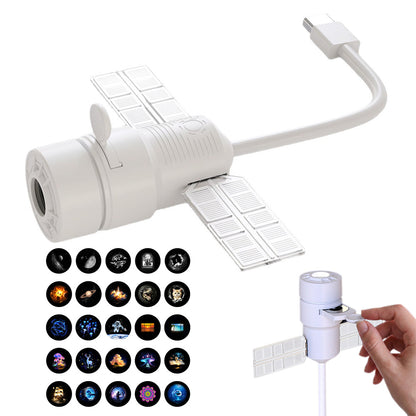 Galaxy Projector Night Light with 3 Modes and Timer- 25 Piece Projector Films