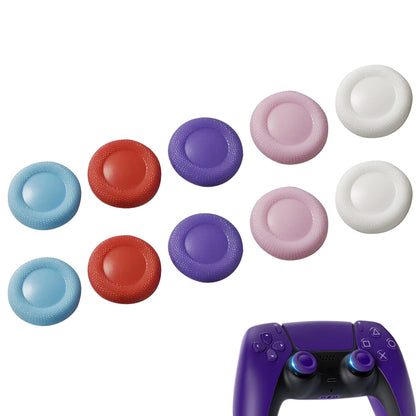 10 Pack TPU Thumb Grip Caps for PS4 and PS5 Controller Joysticks - Mixed Color