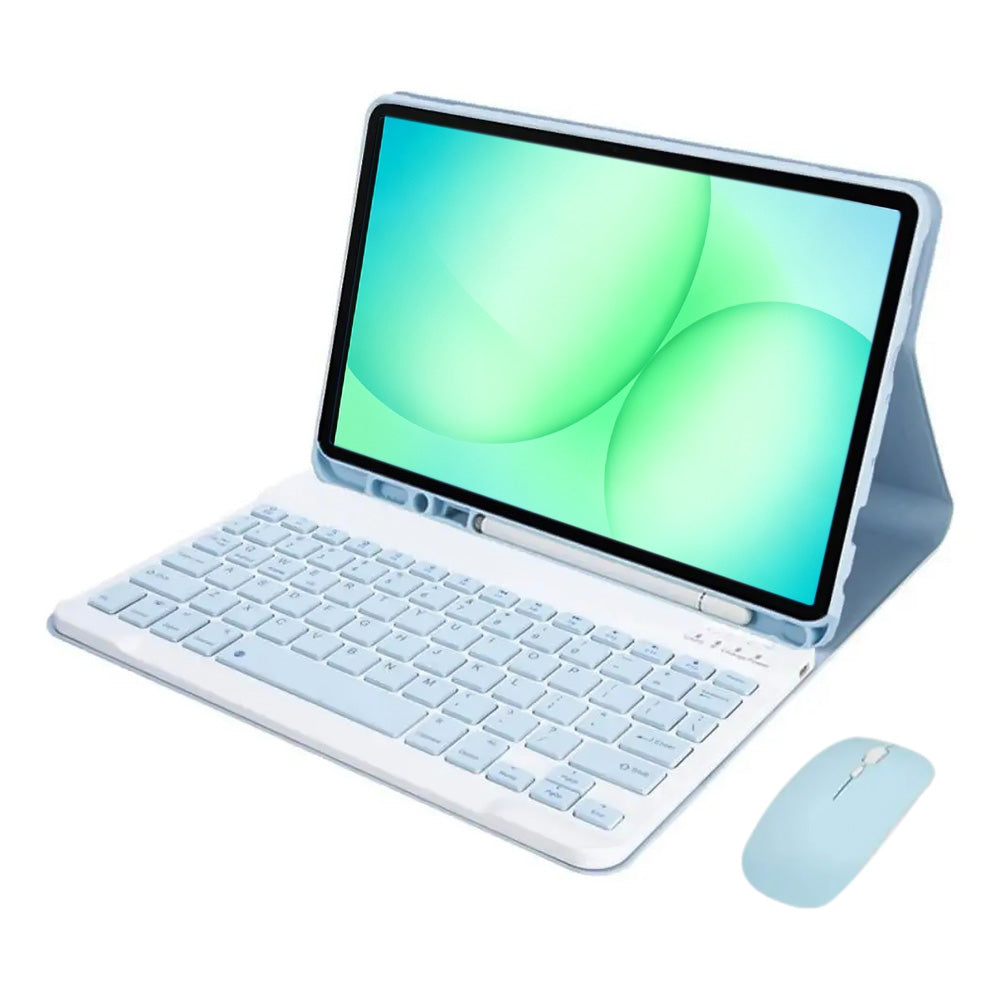 Keyboard Case & Mouse for Samsung Tab S11 S10 S9 S8 S7 - Blue