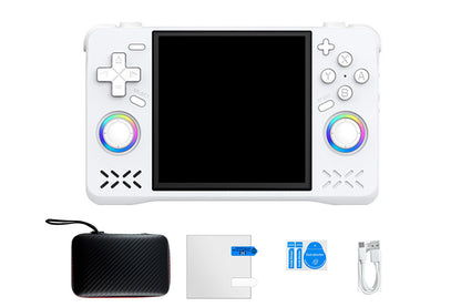 128G Handheld Game Syestem Portable Retro Game Player with Dual Joysticks -White