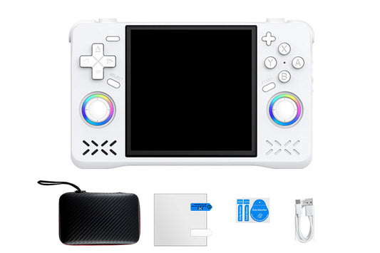 128G Handheld Game Syestem Portable Retro Game Player with Dual Joysticks -White