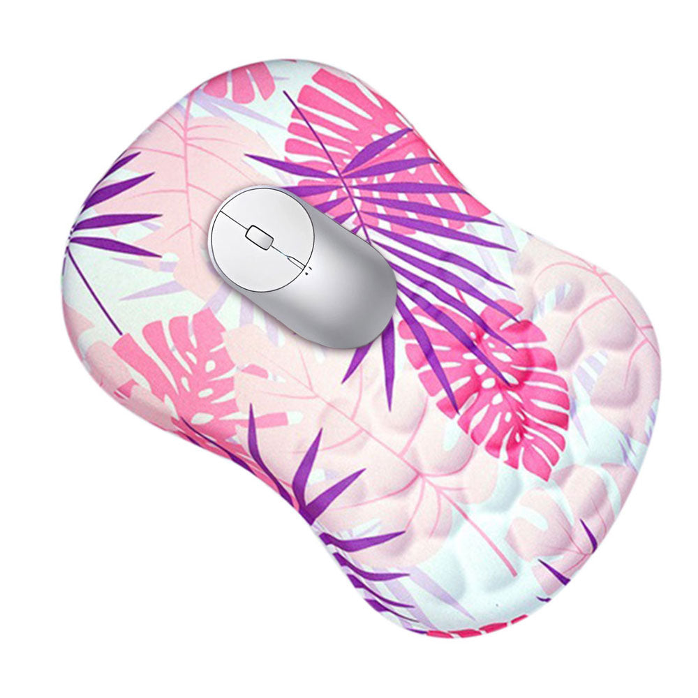 Ergonomic Computer Mouse Pad Memory Foam Wrist Rest Support for Home Office Multicolor&nbsp;Tropics