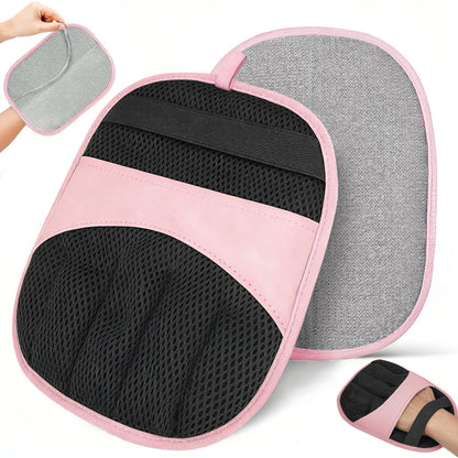 Electrostatic Pet Hair Remover Gloves Reusable Lint Brush for Furniture Car Seats-Pink