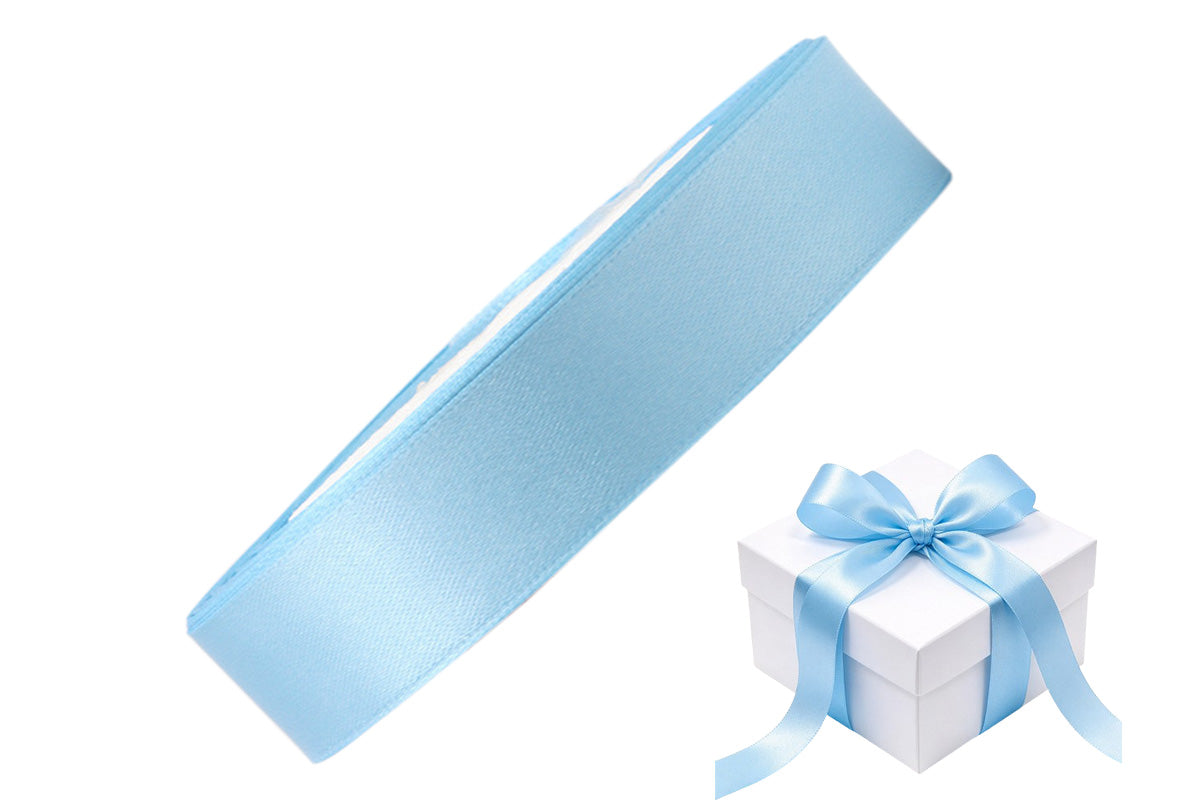 22m Double Sided Polyester Satin Ribbon for Christmas Gift Wrapping