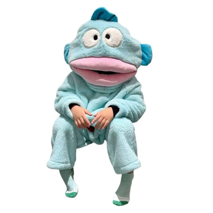 Monster Onesie Big Mouth Monster Onesie Soft Plush Loungewear for Sleeping-Blue