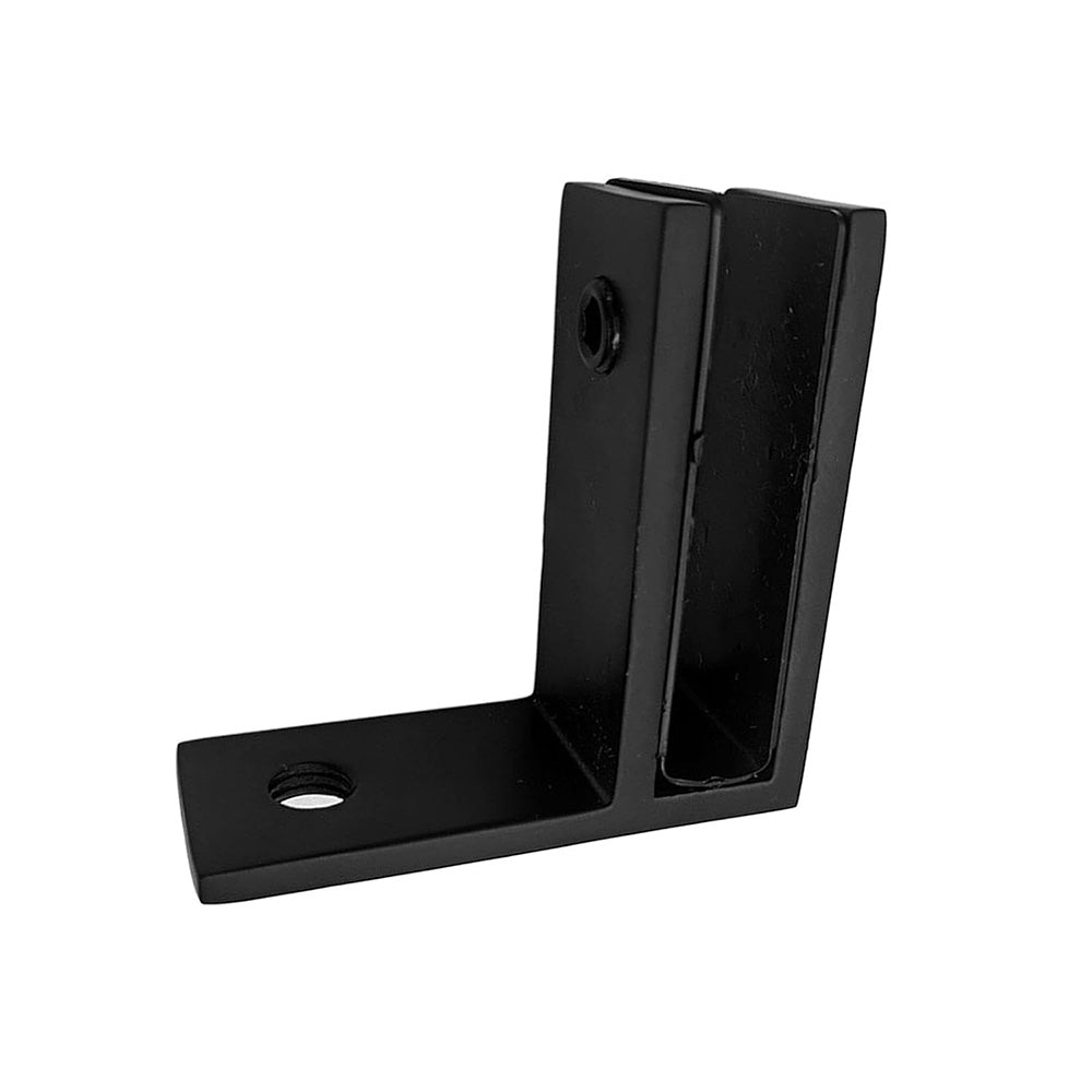 304 Stainless Steel Pool Fence Glass Clamp for 10 to 12mm Panels - Black