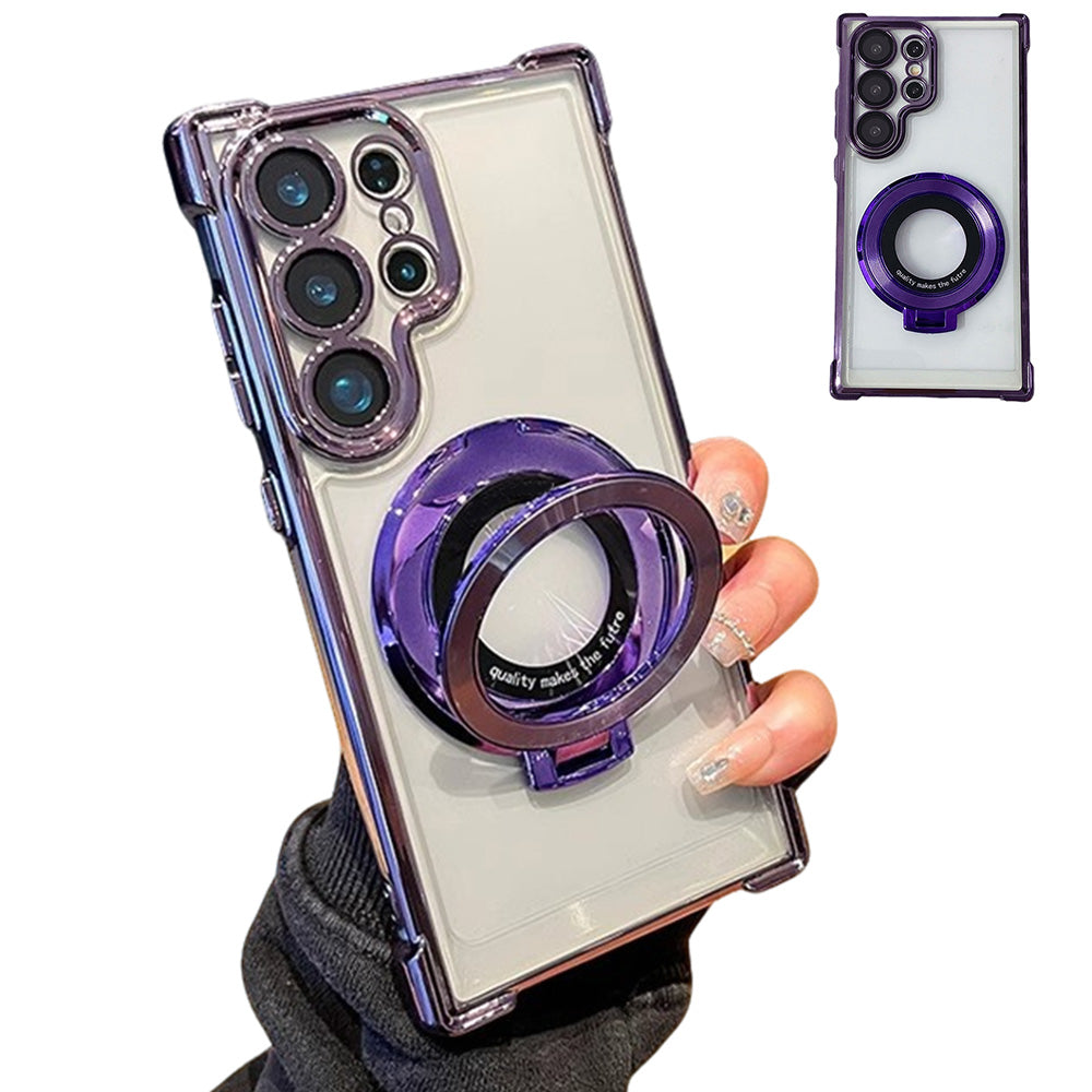 Shockproof Stand Case for Samsung Galaxy S26 Ultra - Purple