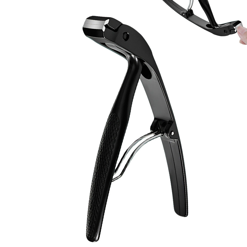 Long Handled Curved Head Toe Nail Clipper - Black