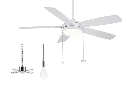 2Pcs Ceiling Fan Light Bulb Pull Chain Beaded Ball Extension Connector Decor-Silver