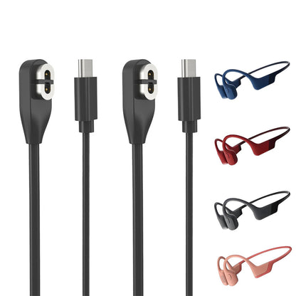 2 Piece Type C Charging Cables for AfterShokz OpenRun Headphones