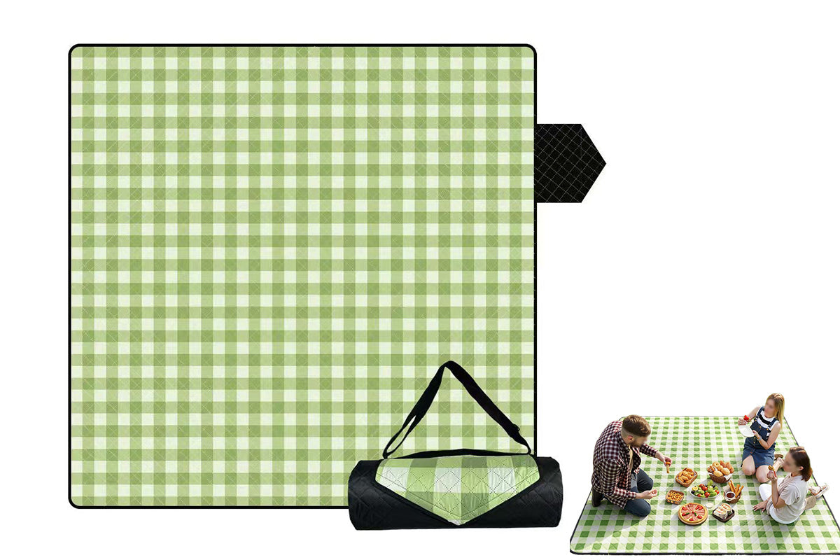 Single Shoulder Picnic Blanket for Outdoor Park Grass Travel Hiking Camping