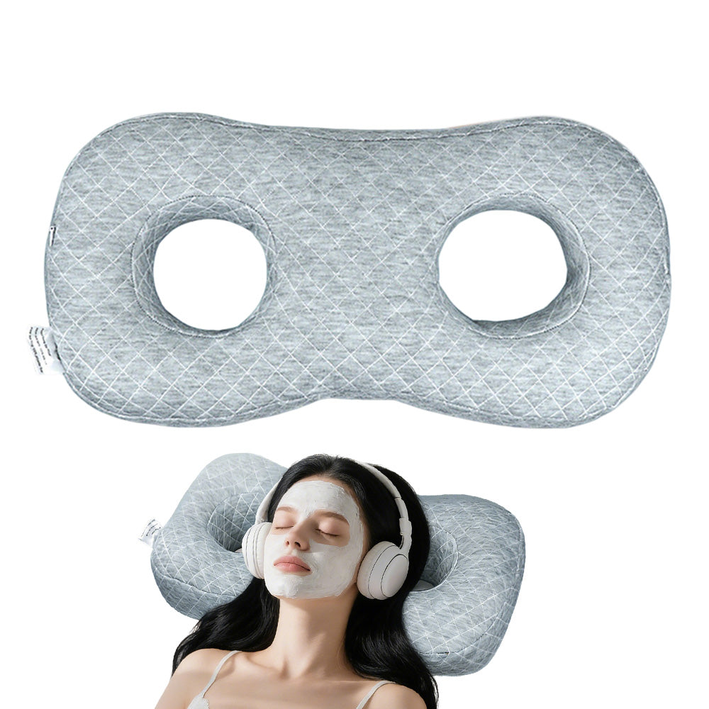 Double Hole Ear Protection Pillow Figure-8 Design