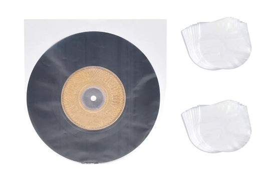 100Pcs Sleeves Plastic Record Cover Durable Inner LP Music Cover for 12 inch Vinyl Record