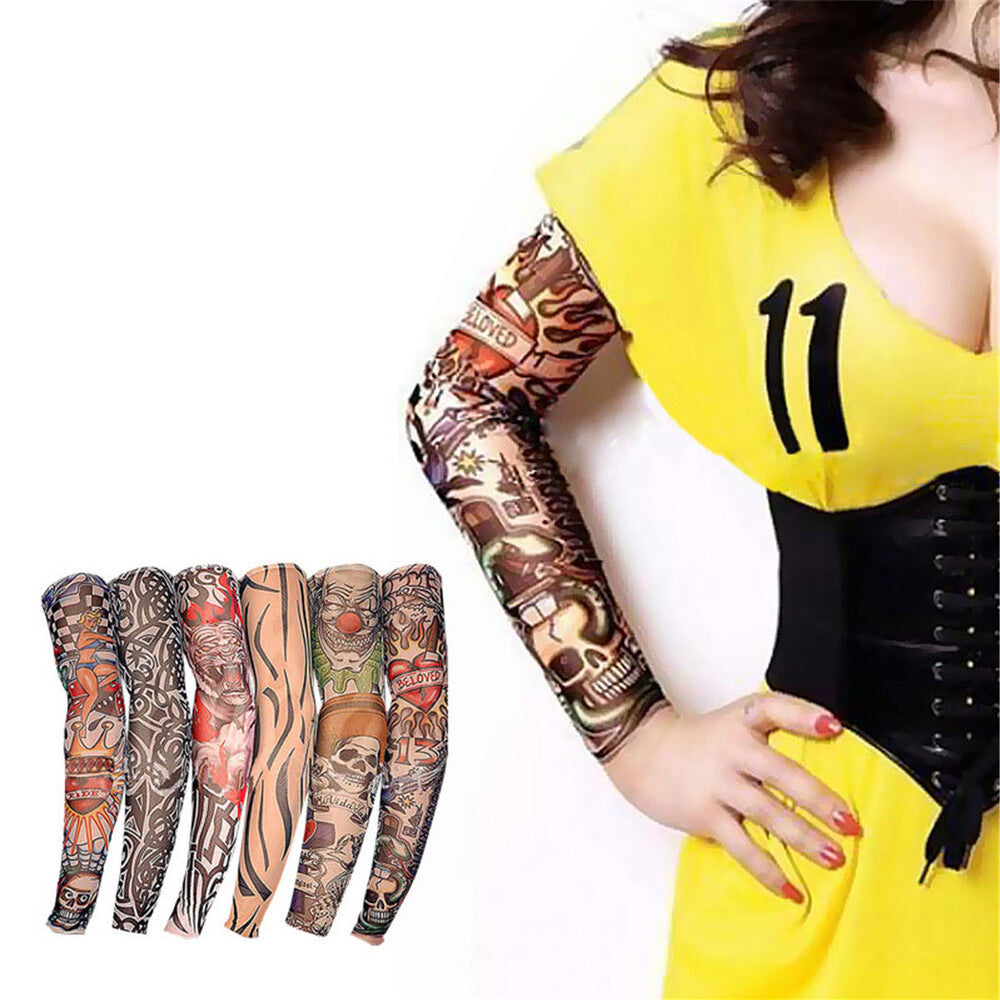 6 Pack Realistic Fake Tattoo Cover Fake Tattoo Sleeves