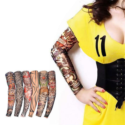 6 Pack Realistic Fake Tattoo Cover Fake Tattoo Sleeves