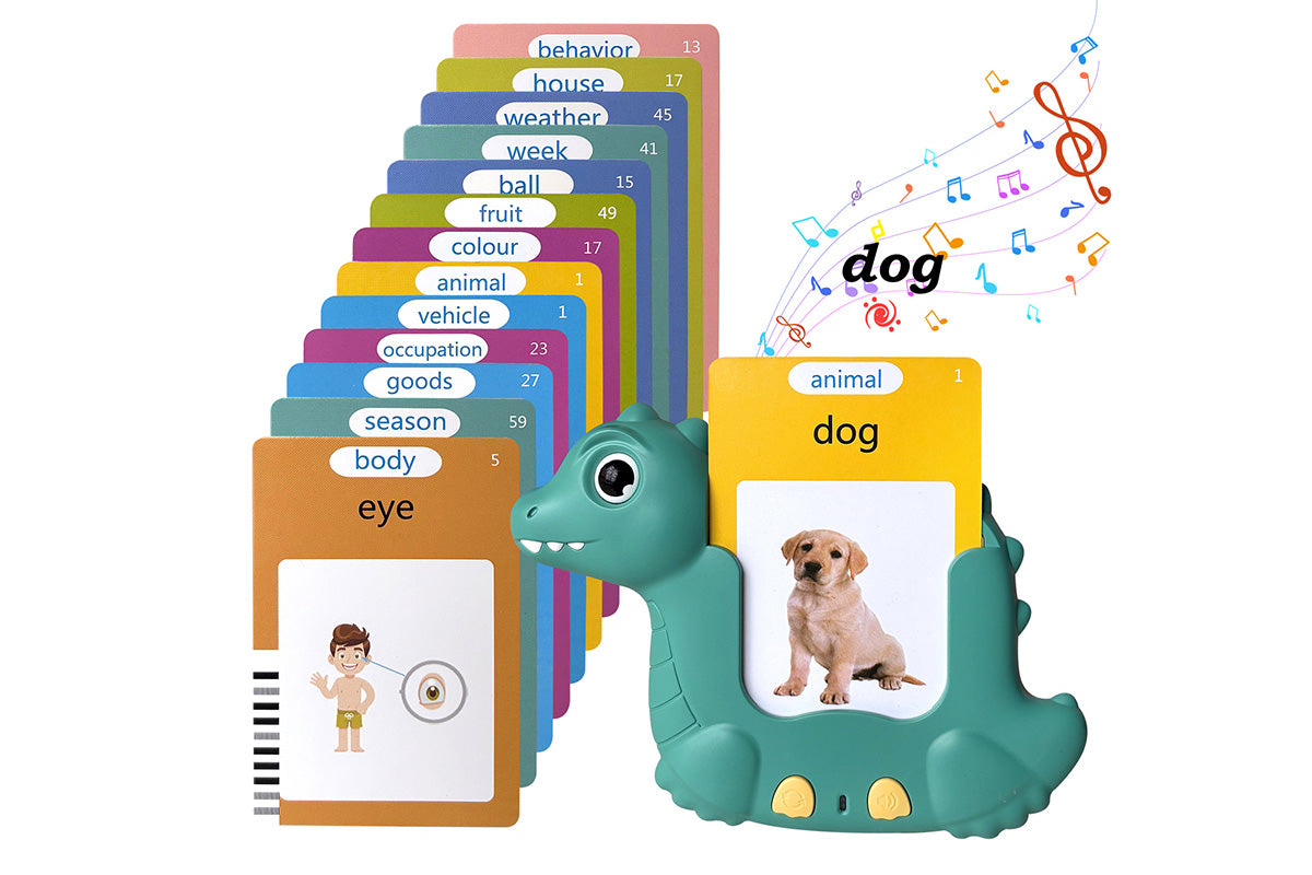 boy and girls Flash Cards Learning Toy with 510 Words Montessori Language Toy