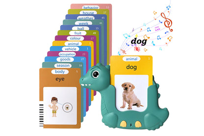 boy and girls Flash Cards Learning Toy with 510 Words Montessori Language Toy