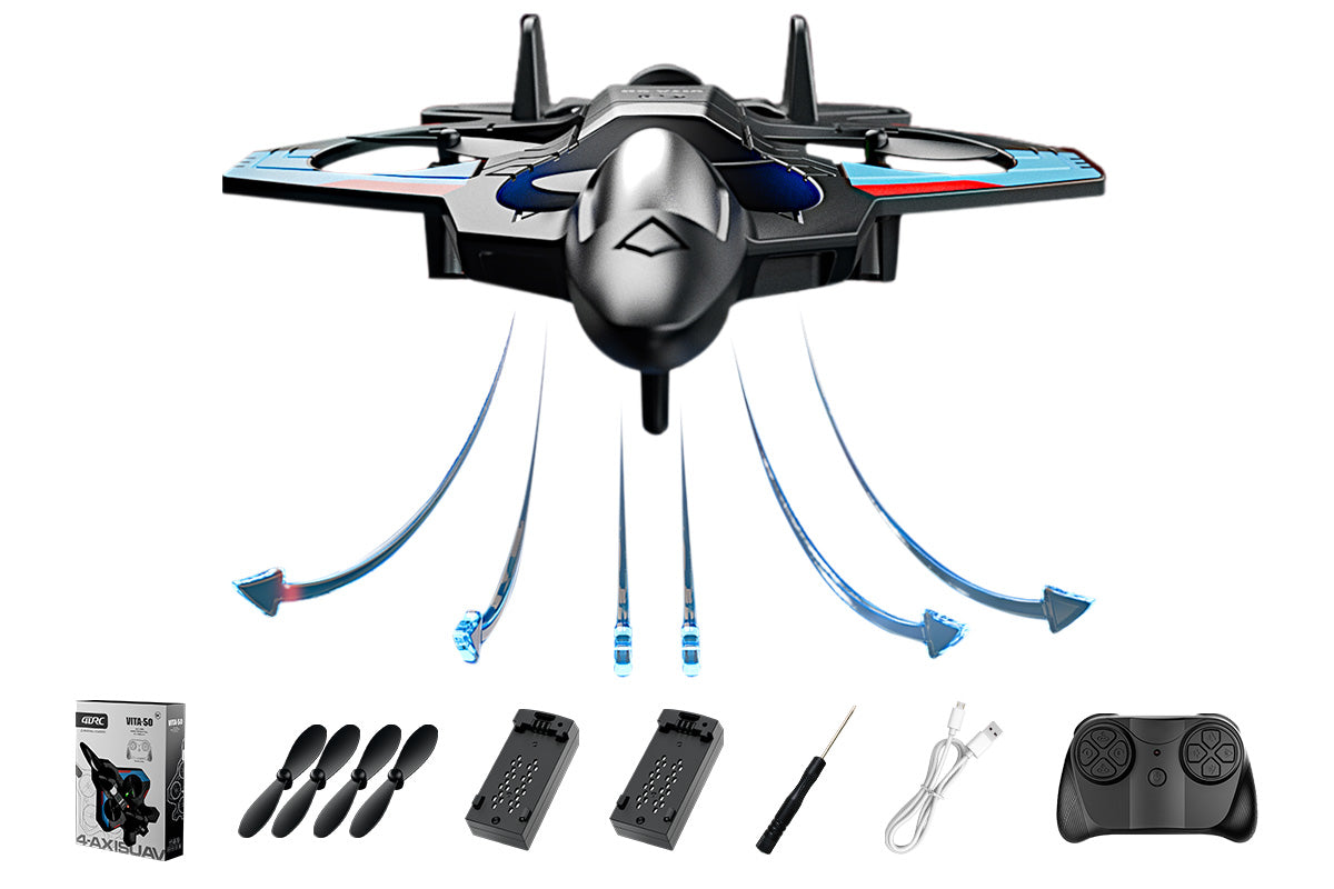 Remote Control Airplane with 3 Batteries for  Little Ones 360-Degree Flips and Stunts