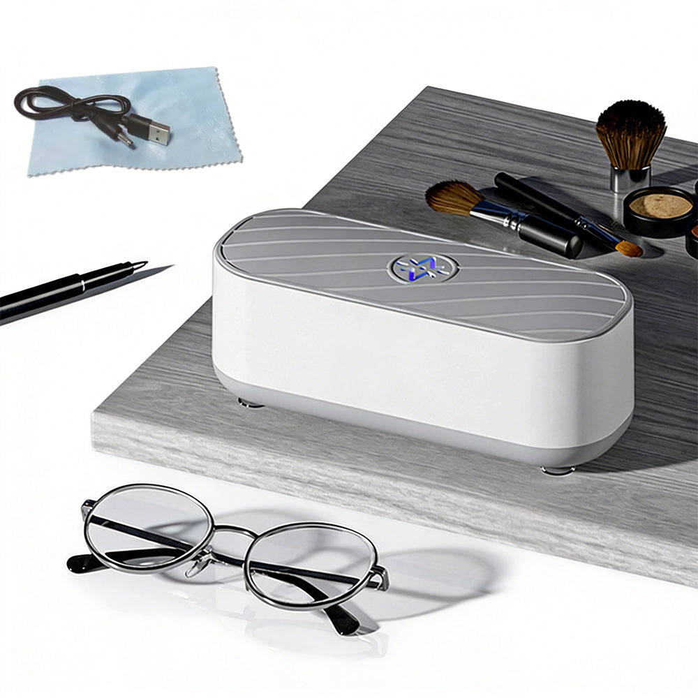 Portable Ultrasonic Cleaner for Eyeglasses Jewelry Retainer