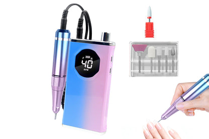 Nail Drill Electric Nail File for Acrylic Gel Nails Polishing Removing