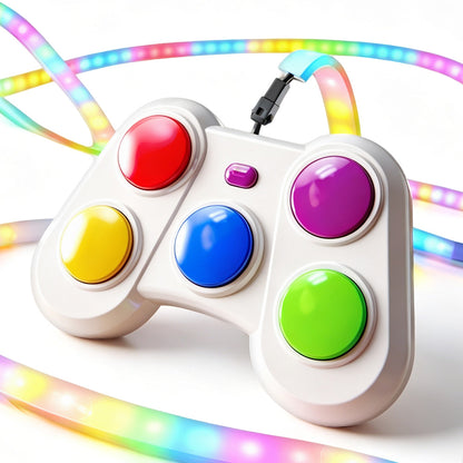 Dual-Mode Rhythm Light Music Game Toy for Family Parties and Gifts
