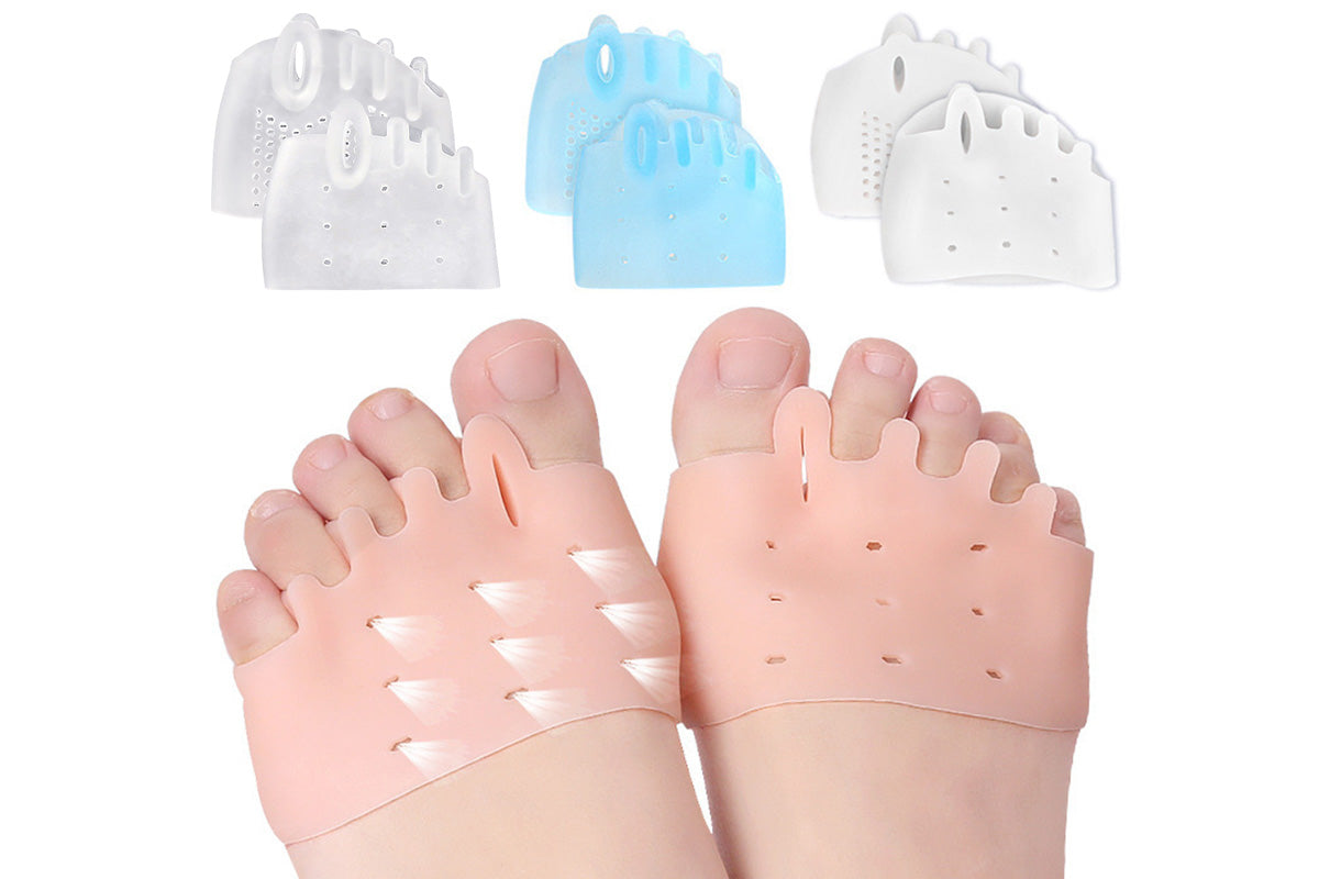 4 Pairs Toe Separators Bunion Corrector Cushion Hallux Valgus Relief for Men and Women