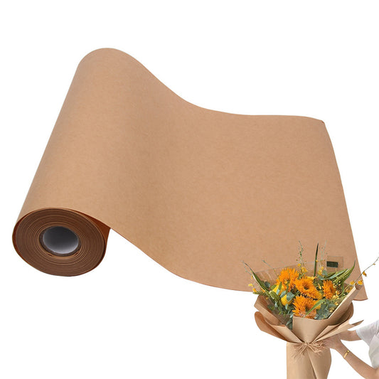 Brown Kraft Paper Roll for Packaging Gift and Floral Wrapping