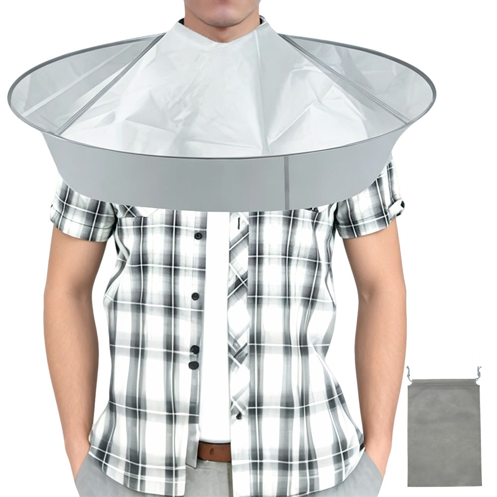 Collapsible Hair Cutting Cape with Storage Bag Hair Cutting Umbrella